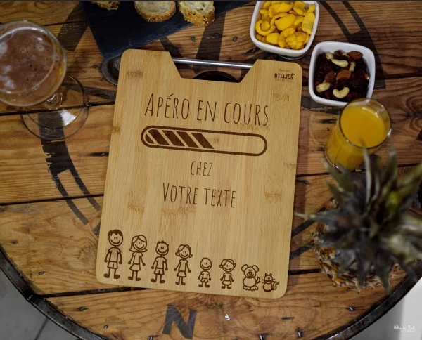 Planche à découper personnalisée